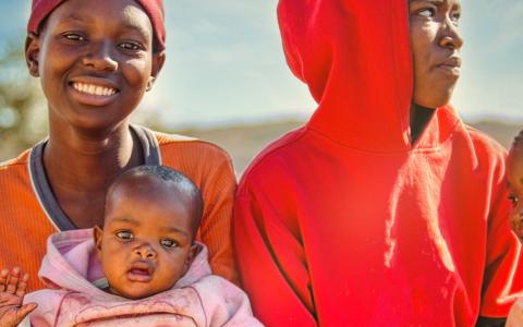 Women and children in Africa